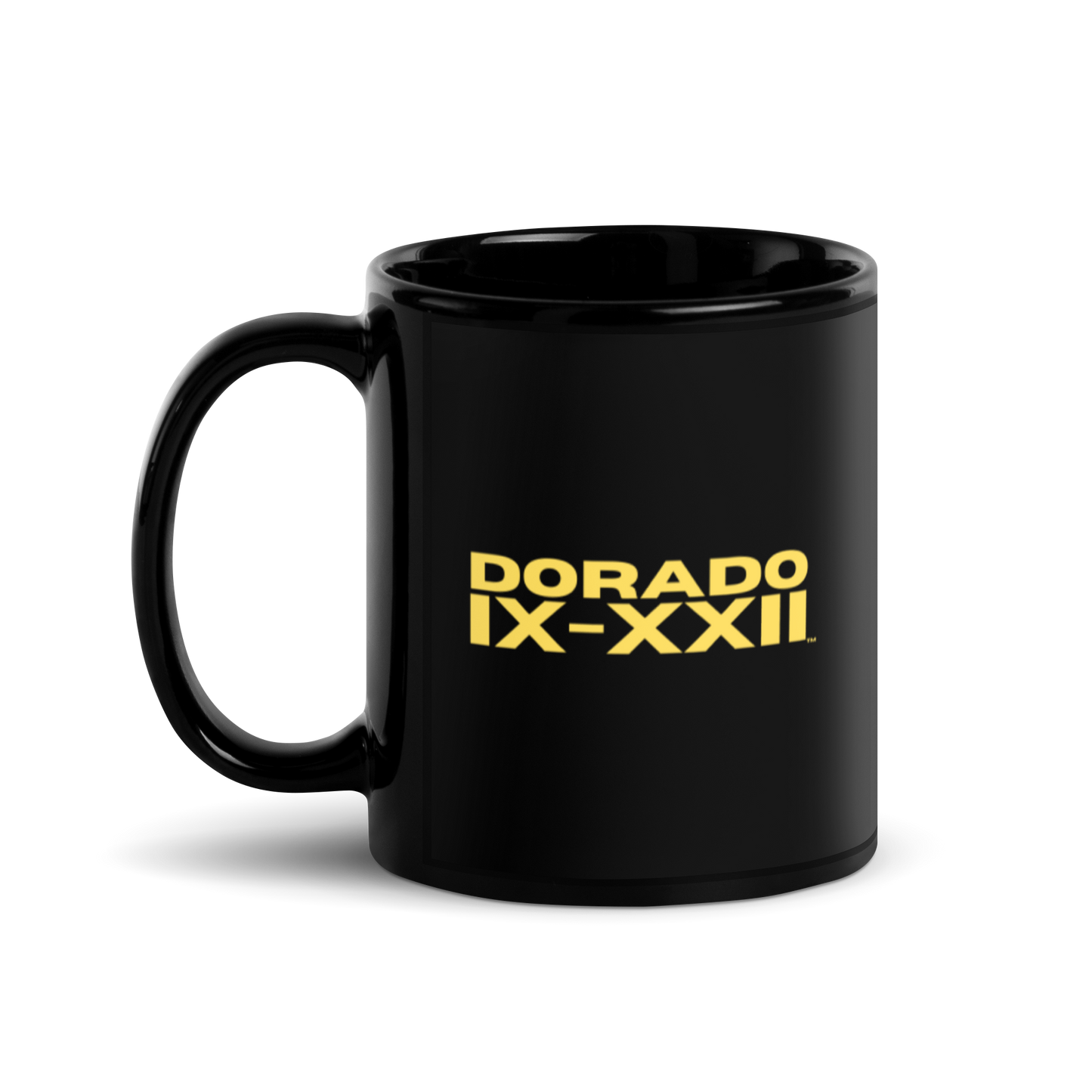 Dorado IX-XXII: Black Glossy Mug (From the Crawlspace arc of the indGame book series)