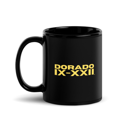 Dorado IX-XXII: Black Glossy Mug (From the Crawlspace arc of the indGame book series)