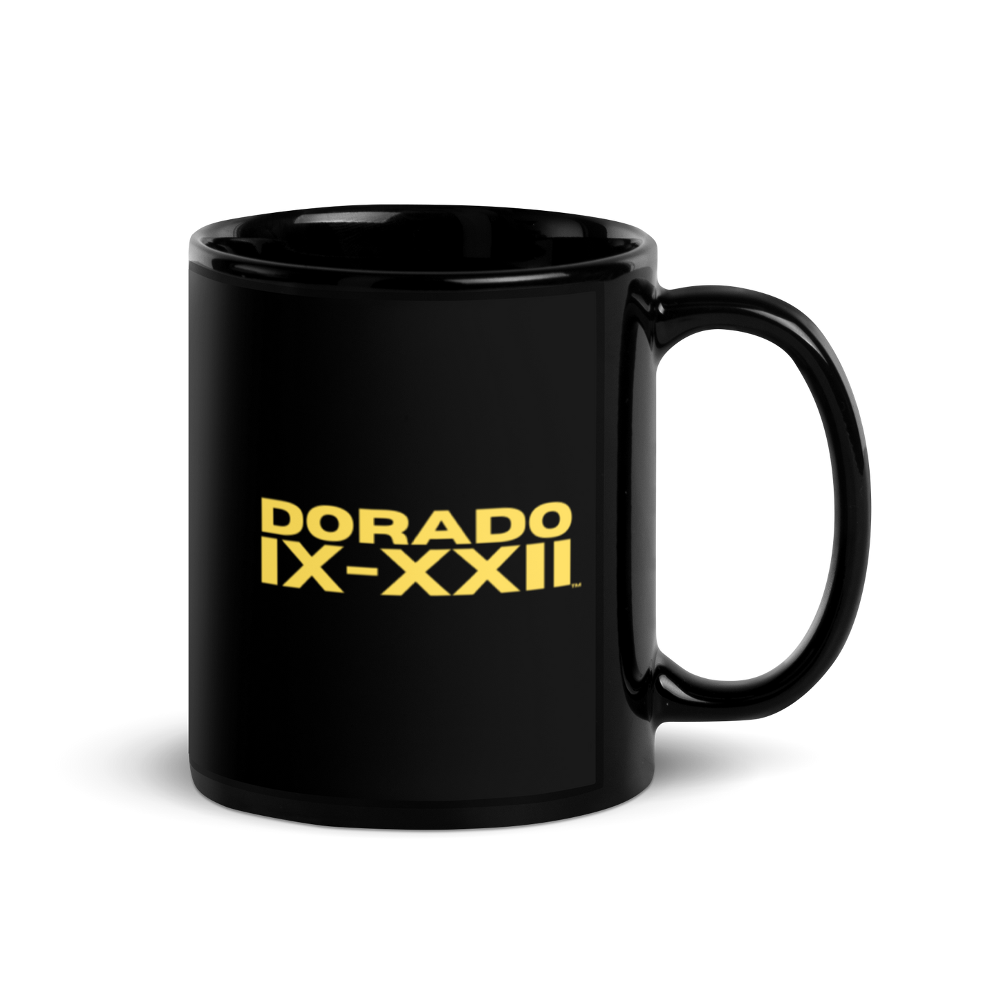 Dorado IX-XXII: Black Glossy Mug (From the Crawlspace arc of the indGame book series)