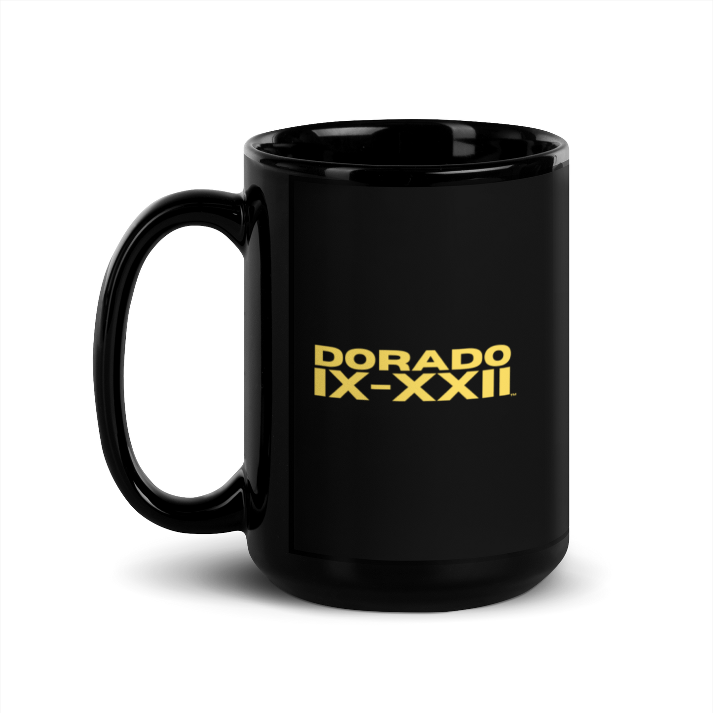 Dorado IX-XXII: Black Glossy Mug (From the Crawlspace arc of the indGame book series)