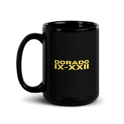 Dorado IX-XXII: Black Glossy Mug (From the Crawlspace arc of the indGame book series)