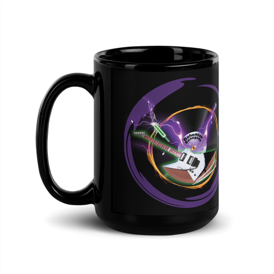 'Bohemian Renegade: Spacetime Tour' - Black Glossy Mug