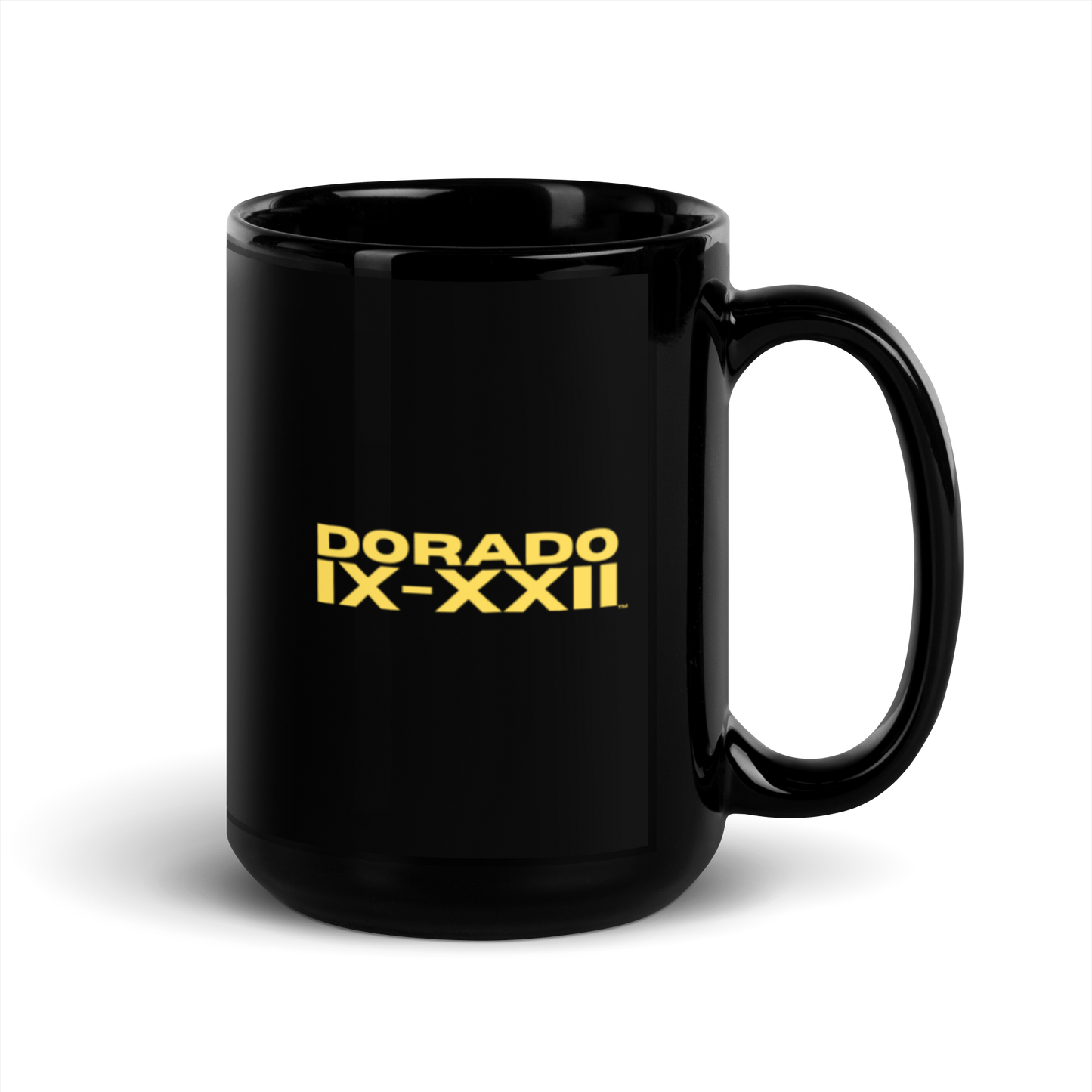 Dorado IX-XXII: Black Glossy Mug (From the Crawlspace arc of the indGame book series)