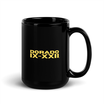 Dorado IX-XXII: Black Glossy Mug (From the Crawlspace arc of the indGame book series)