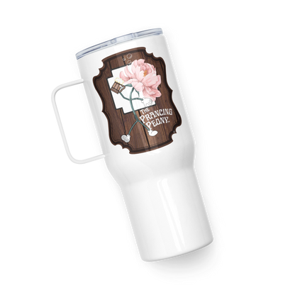 Prancing Peony: Travel Mug With a Handle (From the Animehem arc of the indGame book series)