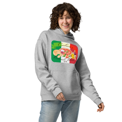 Unisex oversized hoodie 'Carlucci's' Unisex Oversized Hoodie (From the 'Mike Ferrari: Rise of the Centurion' arc of the indGame book series)