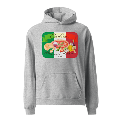 Unisex oversized hoodie 'Carlucci's' Unisex Oversized Hoodie (From the 'Mike Ferrari: Rise of the Centurion' arc of the indGame book series)