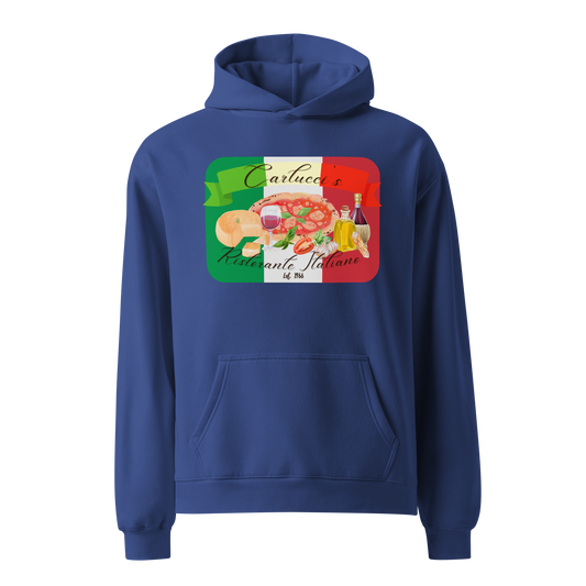 Unisex oversized hoodie 'Carlucci's' Unisex Oversized Hoodie (From the 'Mike Ferrari: Rise of the Centurion' arc of the indGame book series)