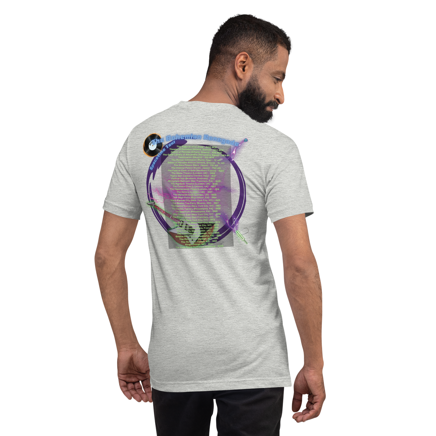 'Bohemian Renegade: Spacetime Tour' Unisex t-shirt