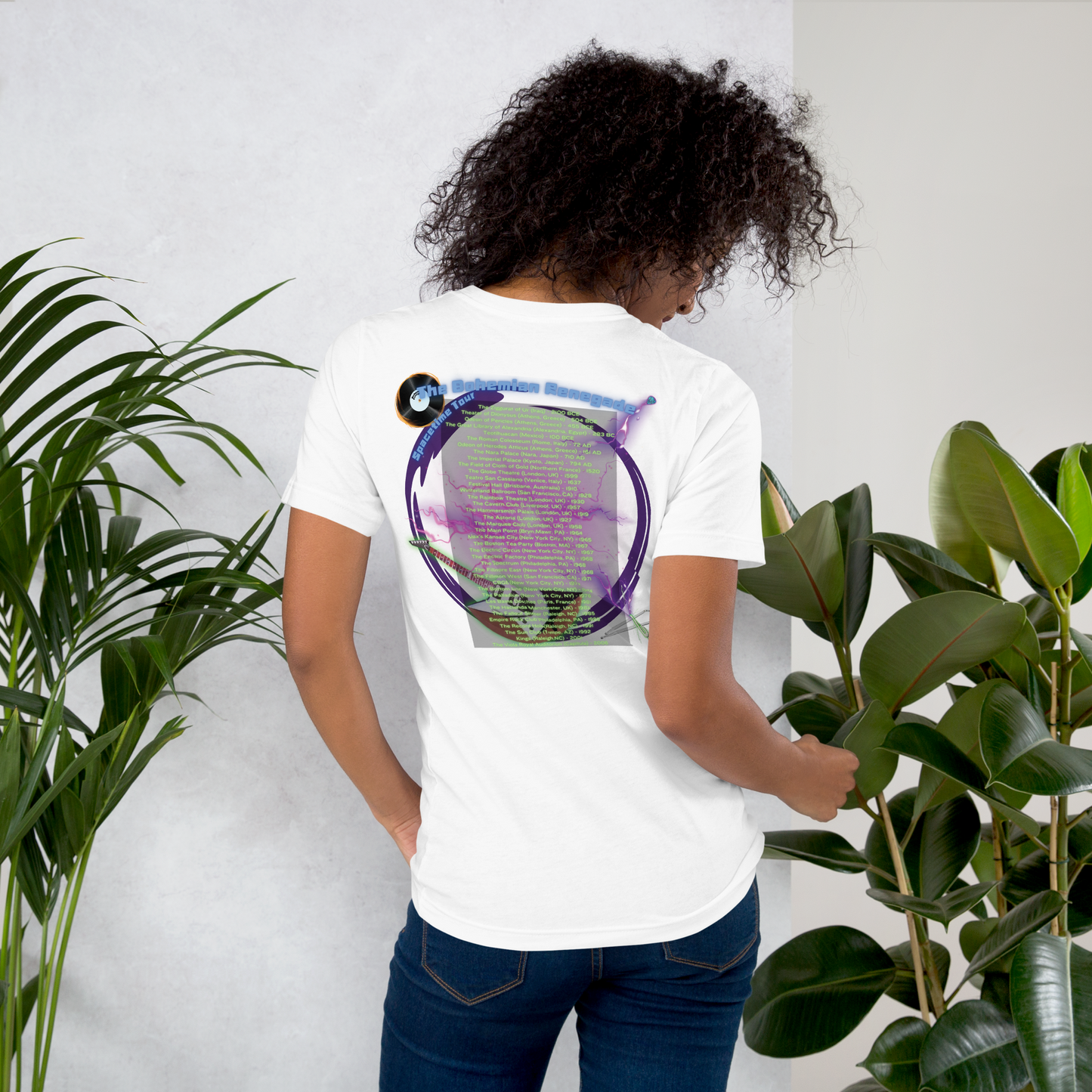 'Bohemian Renegade: Spacetime Tour' Unisex t-shirt