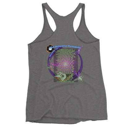 'Bohemian Renegade: Spacetime Tour' Women's Racerback Tank