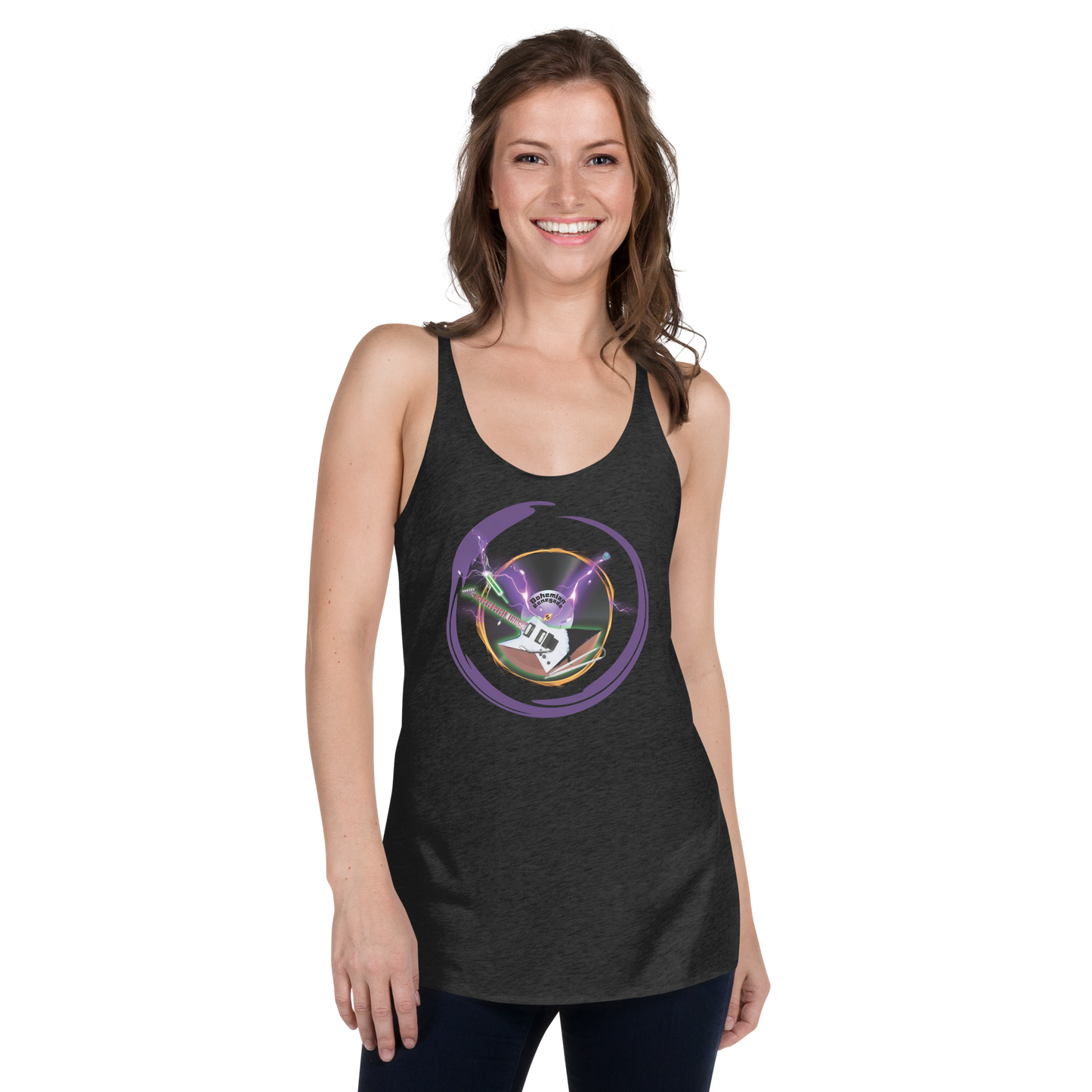 'Bohemian Renegade: Spacetime Tour' Women's Racerback Tank