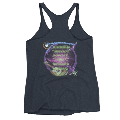 'Bohemian Renegade: Spacetime Tour' Women's Racerback Tank