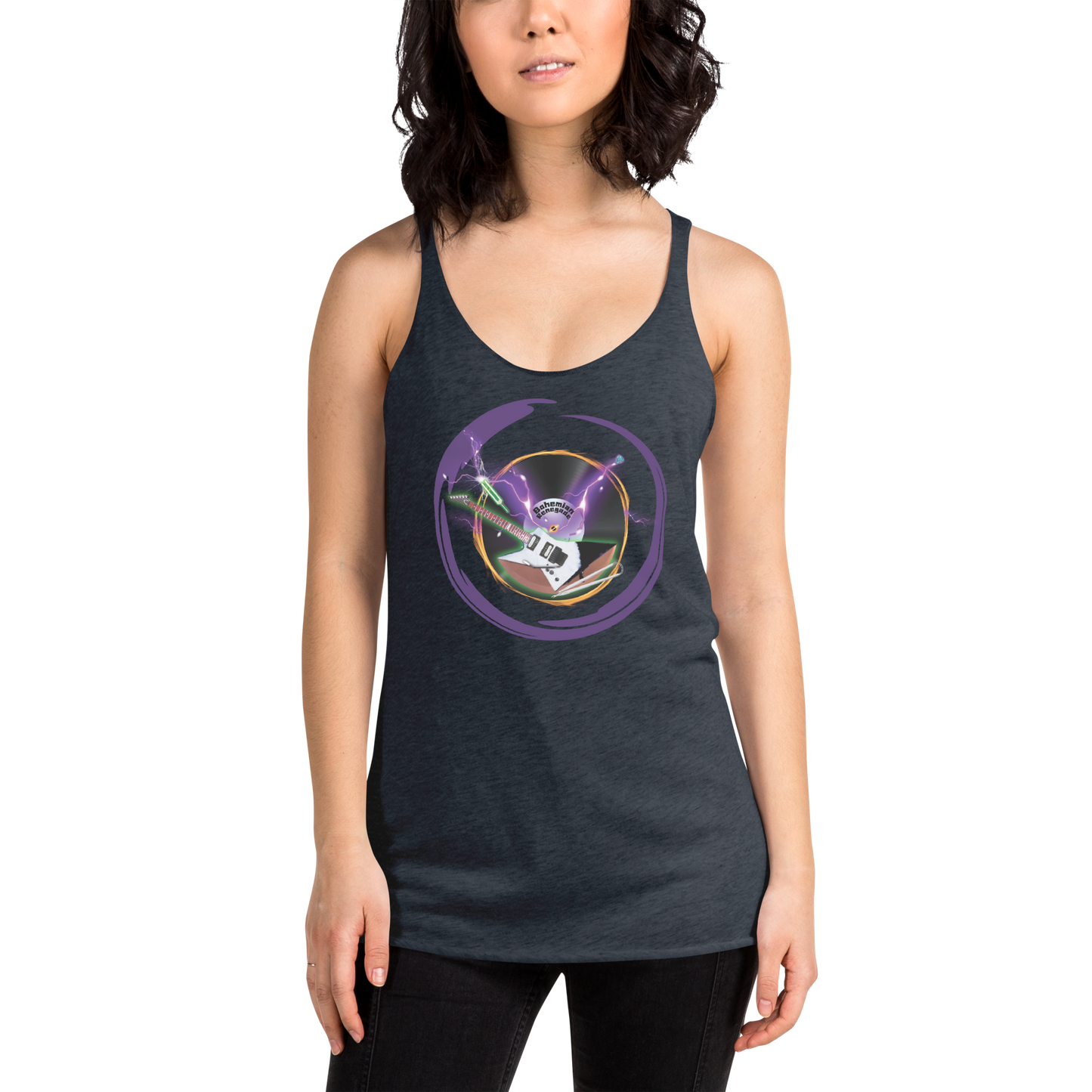 'Bohemian Renegade: Spacetime Tour' Women's Racerback Tank