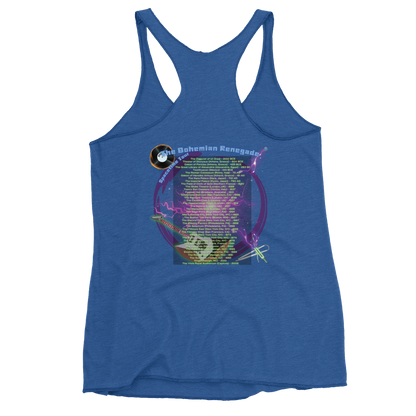 'Bohemian Renegade: Spacetime Tour' Women's Racerback Tank